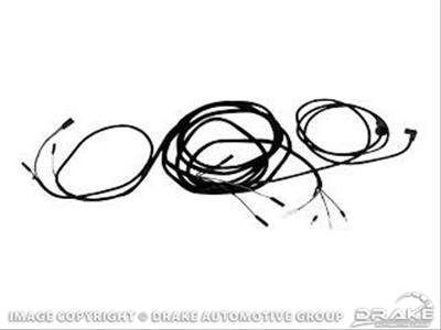Scott Drake Taillight Wiring Harnesses C9ZZ-14405-A 1969 Tail Light Harness (All without safety group)