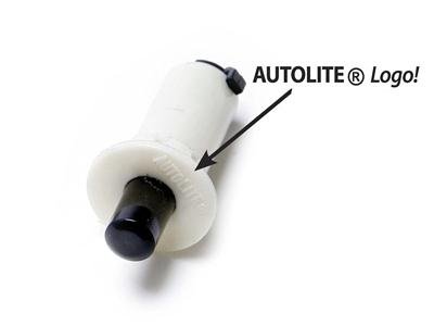 Scott Drake Courtesy Light Switches C8AZ-13713-C Switch, 2 Pin Type, Plastic, Black/White, Ford, Lincoln, Each