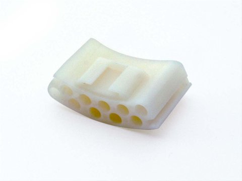 Scott Drake Turn Signal Harness Sockets C8AZ-14489-S Wiring Connector, Socket, Female Type, 10 Pins, White, Ford, Each