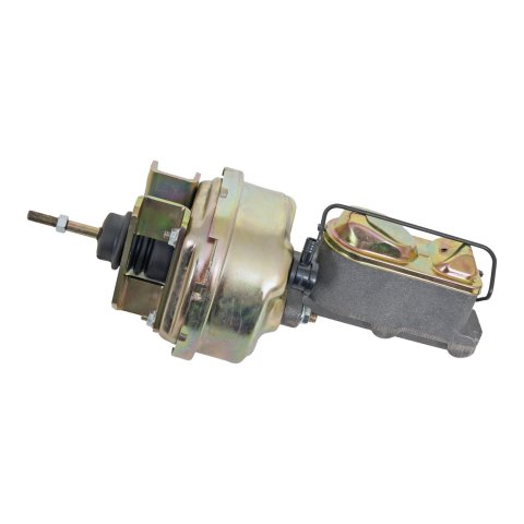 Scott Drake Power Brake Conversion Kits PBC-A1 Master Cylinder, Conversion, Dual Bowl Design, Cast Iron, Natural, Reservoir, Booster, Ford, Kit