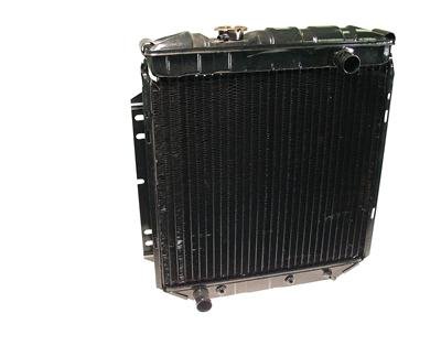 Scott Drake Replacement Radiators 251-3HF Radiator, Exact Fit, Copper, Brass, Black, Transmission Cooler, Ford, 170, 200, Each