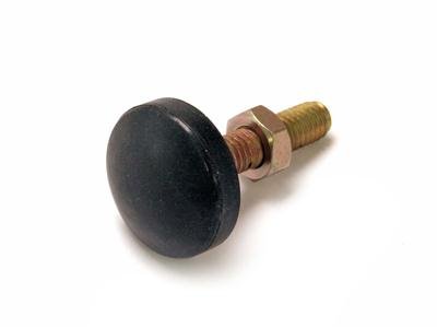 Scott Drake Hood Bump Stops C5ZZ-16763-B Stop, Front, Rubber, Black, Ford, Each