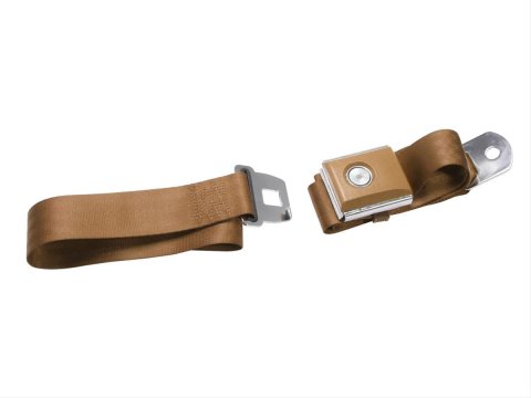 Scott Drake Push Button Seat Belts SB-SA-PBSB Belts, Lap, Button, Saddle, Ford, Each