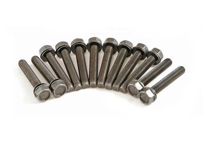 Scott Drake Intake Manifold Bolts IMB-C4OE-478 Bolts, Hex Head, Steel, Black, Washers, Ford, 2.8L, 3.3L, 4.3L, 4.7L, 6.4L/7.0L Big Block FE, Kit