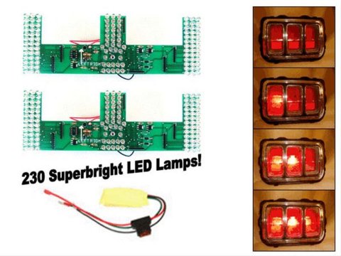 Scott Drake LED Sequential Taillight Kits SD-6010-UB Tail Lights, LED, Ford, Kit