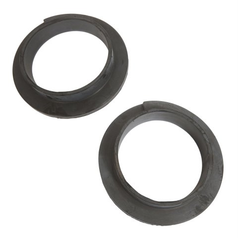 Scott Drake Coil Spring Insulators C4DZ-5415-UR Insulator, Front Upper, Polyurethane, Black, 0.375 in. Height, Ford, Mercury, Pair
