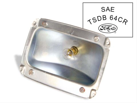 Scott Drake Replacement Taillight Components C5ZZ-13434-B Housing, Replacement, Bulb, Ford, Each