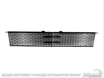 Scott Drake Grilles C6ZZ-8200-AR Grille, Main Grille, Aluminum, Black, Ford, Each