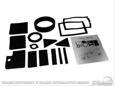 Scott Drake Replacement Weatherstrip Seals C5ZZ-18500-A Heater Box Seals, Gaskets, Ford, Kit