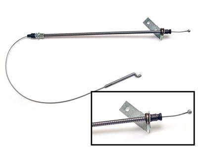 Scott Drake Parking Brake Cables C7ZZ-2853-A Cable, Front, Steel, Natural, Ford, Each