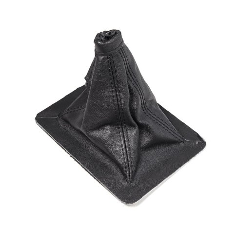 Scott Drake Manual Shifter Boots C9ZZ-7277-L Boot, Manual, Rectangle Base, Leather, Black, Ford, Each
