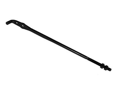 Scott Drake Strut Rods C7OZ-3468-A Rod, Steel, Black, Adjustable, Ford, Each
