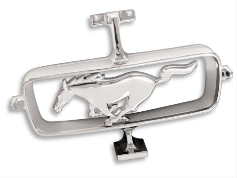 Scott Drake Emblems C5ZZ-8213-AR Emblem, Grille, Mustang Corral, Chrome, Each