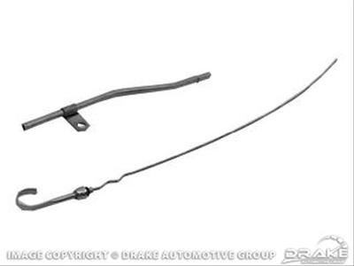 Scott Drake Engine Oil Dipsticks C5ZZ-6750-K Aftermarket Chrome Dipstick & Tube