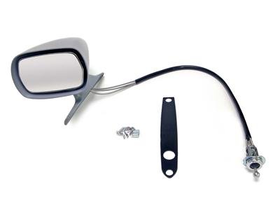 Scott Drake Replacement Outside Mirrors C9ZZ-17696-C Side View Mirror, Driver Side, 1969 Early Mustang, Remote, Primer, Each