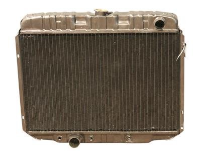 Scott Drake Replacement Radiators for 1967-1970 COUGAR, MUSTANG - 379-3 Radiator, Exact Fit, Copper, Brass, Black, Ford, Each
