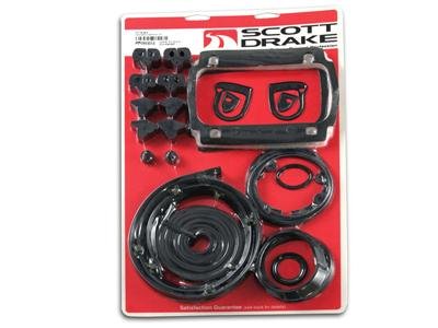 Scott Drake Repaint Kits KIT-RUB-3 Weatherstrip Seals, Repaint, Ford, Kit