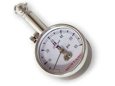 Scott Drake Tire Pressure Gauges TG-2 Gauge Mustang Logo