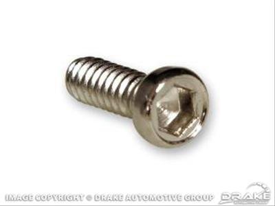 Scott Drake Door Handle Components 379259-S-B Screw, Interior and Window Crank Type, Ford, Each