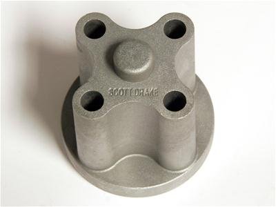 Scott Drake Mechanical Fan Spacers C4AZ-8546-A Spacer, 0.625 in. Pilot Diameter, Aluminum, Natural, 2.25 in. Thick, Ford, Each