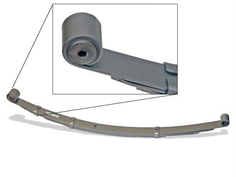 Scott Drake Performance Rear Leaf Springs for 1964-1973 MUSTANG - C5ZZ-5560-HD Spring, 5-Leaf, Spring Eye Bushings Included, Ford, Each