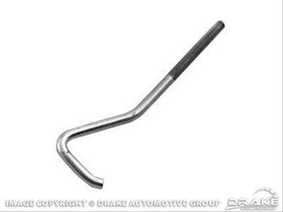 Scott Drake Spare Tire Hold-Down Components C6OZ-1448-A Hold Down, Rod, Hook Type, Steel, Zinc Plated, Each