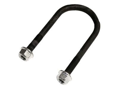 Scott Drake Axle U-Bolts C8ZZ-5705-K U-Bolt, Round Style, Steel, Black, Rear, Ford, Each