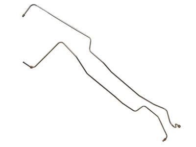 Scott Drake Transmission Oil Cooler Lines MOL002 Fluid Lines, Lines, Steel, Inlet and Outlet, C4, Ford, V8, Pair