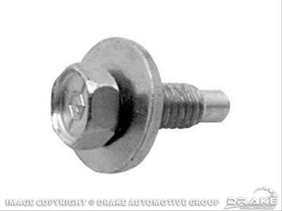 Scott Drake Body Fasteners 378178-DC Fastener, Captured Washer Bolt, Hex, 5/16-18 in. Thread, Steel, Cadmium Plated, Ford, Each