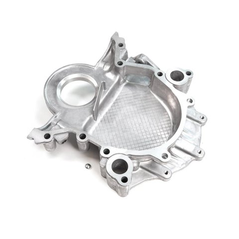 Scott Drake Timing Chain Covers C4AZ-6019-B Cover, One-piece, Aluminum, Natural, Ford, Each
