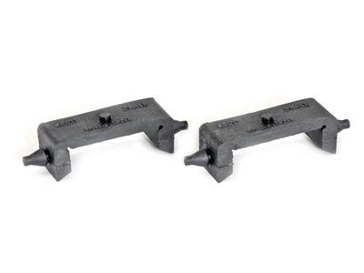 Scott Drake Radiator Mounting Insulators C7OZ-8124-A3 Insulator, Upper, Rubber, Black, Ford, Pair