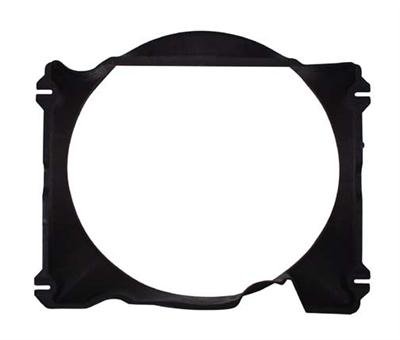 Scott Drake Fan Shrouds D0ZZ-8146-B Shroud, Single, Bolt-on, Plastic, Black, 20 in. Width, Ford, Mercury, Each