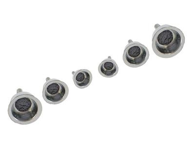 Scott Drake Horn Button Components C8ZZ-3600-AR 68-69 Bezel Buttons