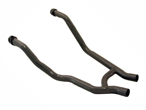 Scott Drake H-Pipes C5ZZ-5246-J Exhaust Crossover Pipe, H-pipe Style, Steel, Aluminized, 2 in. Diameter, Ford, Each