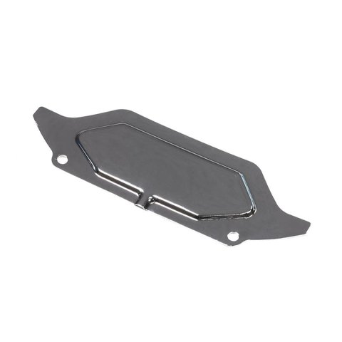 Scott Drake Automatic Transmission Inspection Plates C5DZ-7986-C Plate, Steel, Chrome, Ford, C-4, Each