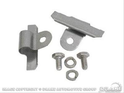 Scott Drake Disc Pad Retainer Plates C7OZ-2B164-A Brake Hardware Components, Plates, Ford, Kit