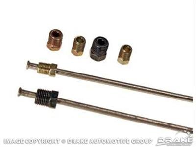 Scott Drake Power Brake Conversion Lines PBC-MCL Lines, Conversion, Steel, With Fittings, Ford, Kit