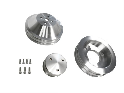 Scott Drake Pulley Kits B-F142 390-428 w/o AC Billet Kit Ford Year 67-70