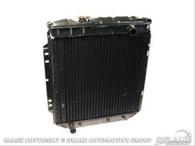 Scott Drake Replacement Radiators 339-3HF Radiator, Exact Fit, Copper, Brass, Black, Transmission Cooler, Ford, 302, 351C, Each