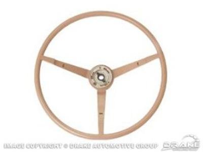 Scott Drake Replacement Steering Wheels C6ZZ-3600-PR Wheel, Replacement, ABS Plastic, Parchment, Ford, Each