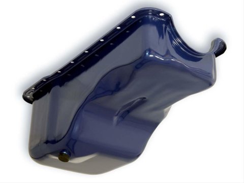 Scott Drake Oil Pans C5ZZ-6675-B Pan, Steel, Blue, Ford, Small Block, Each