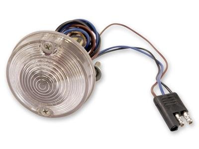 Scott Drake Replacement Parking Lamps C8ZZ-13200-B Lamp Assembly, Clear Lens, Orange Bulb, Ford, Each