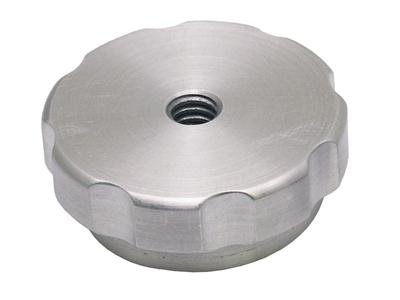 Scott Drake Billet Air Cleaner Knobs B-358871-B Knob, Cleaner, Aluminum, 1/4 in.-20 Thread, Each