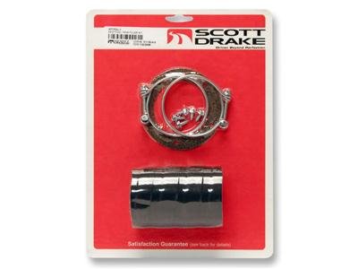 Scott Drake Fuel Tank Filler Kits KIT-FUL-1 Kit, Repair, Two Band Clamps, Gasket, Body Screws, Ford, Kit