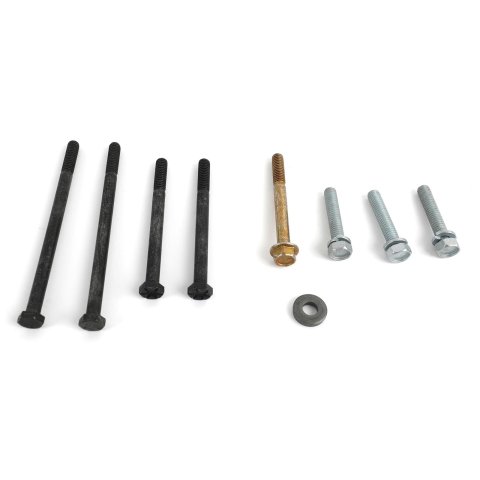 Scott Drake Water Pump Bolt Kits WPB-D0OE-306 Bolts, External Hex, Steel, Black Oxide/Zinc Plated, Ford, 302, 302 Boss, 351W, Kit