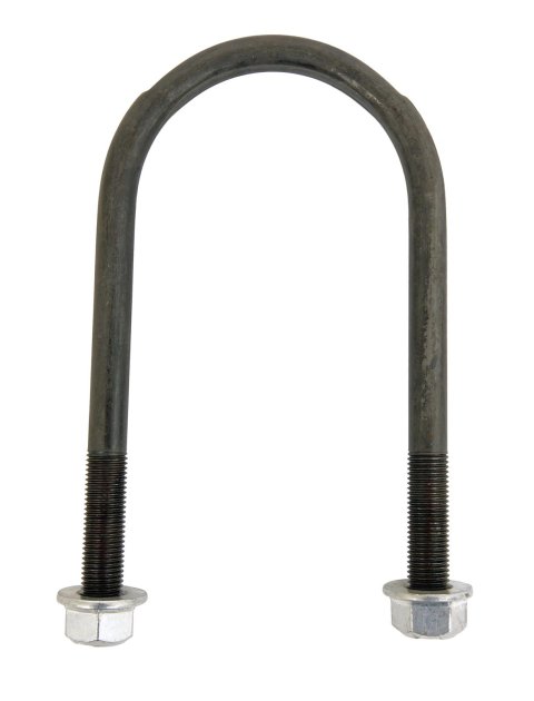 Scott Drake Axle U-Bolts C7ZZ-5705-LK U-Bolt, Round Style, Steel, Black, Rear, Ford, Each