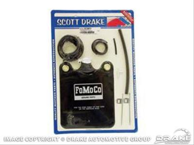 Scott Drake Windshield Washer Bags KIT-WIP-2 Bag, Plastic, Black, Hoses, Ford, Kit