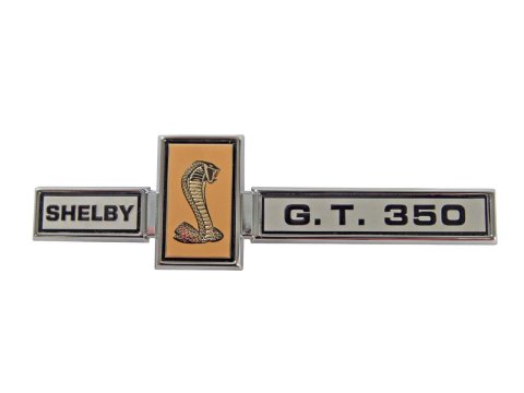 Scott Drake Emblems S7MS-16098-C Emblem, GT350 Grille Dash and Deck, Each