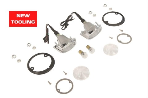 Scott Drake Taillight Assemblies KIT-ELC-8-C BACKUP LIGHT