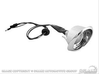 Scott Drake Parking Lamp Housings C5ZZ-13207-B Housing, Component, Chrome, Driver Side Front, Ford, Each
